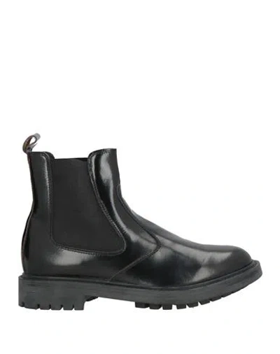 Moma Man Ankle Boots Black Size 9 Leather