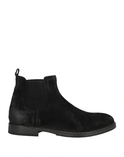 Moma Man Ankle Boots Black Size 9 Leather