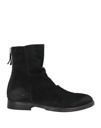 Moma Man Ankle Boots Black Size 9 Leather