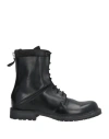 Moma Man Ankle Boots Black Size 9 Leather In Black