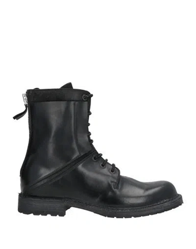 Moma Man Ankle Boots Black Size 9 Leather