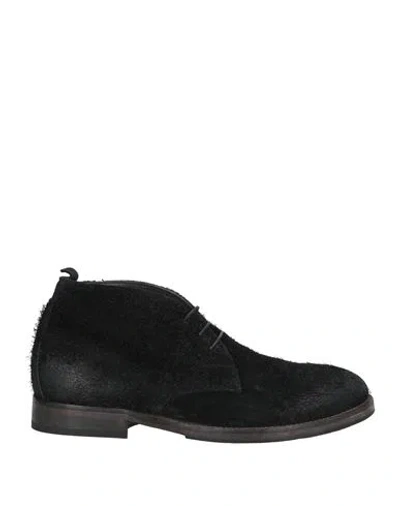 Moma Man Ankle Boots Black Size 9 Leather
