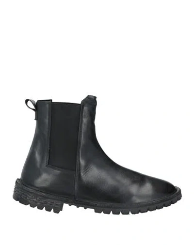 Moma Man Ankle Boots Black Size 9 Leather