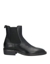 Moma Man Ankle Boots Black Size 9 Leather In Black