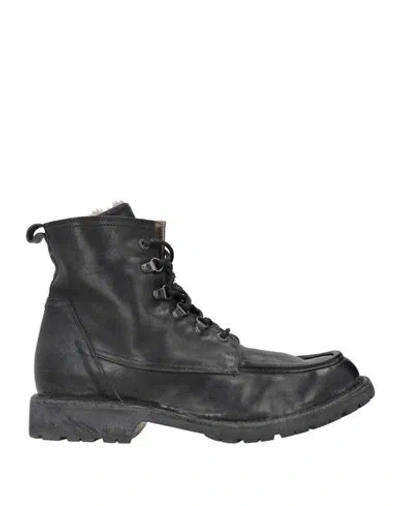 Moma Man Ankle Boots Black Size 9 Leather