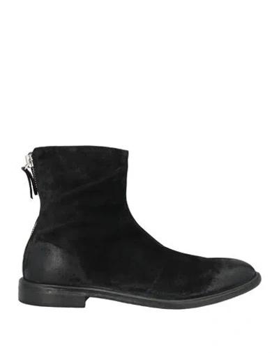 Moma Man Ankle Boots Black Size 9 Leather
