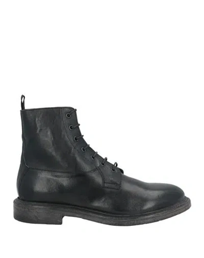 Moma Man Ankle Boots Black Size 9 Leather