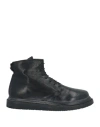 Moma Man Ankle Boots Black Size 9 Leather