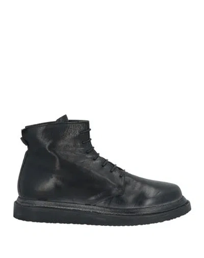 Moma Man Ankle Boots Black Size 9 Leather