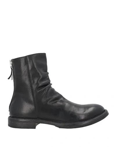 Moma Man Ankle Boots Black Size 9 Leather