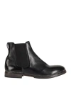 Moma Man Ankle Boots Black Size 9 Leather