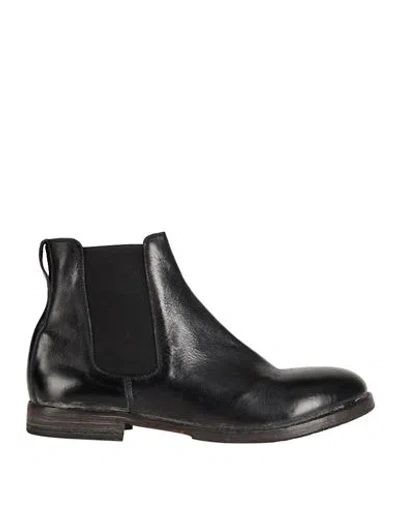 Moma Man Ankle Boots Black Size 9 Leather