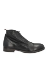 Moma Man Ankle Boots Black Size 9 Leather In Black