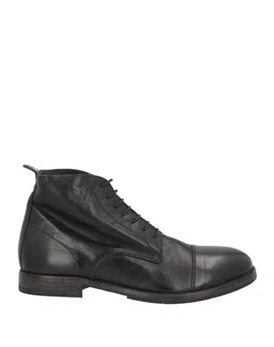 Moma Man Ankle Boots Black Size 9 Leather