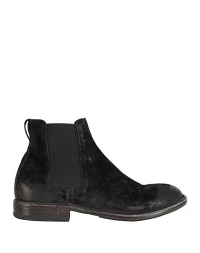 Moma Man Ankle Boots Black Size 9 Leather
