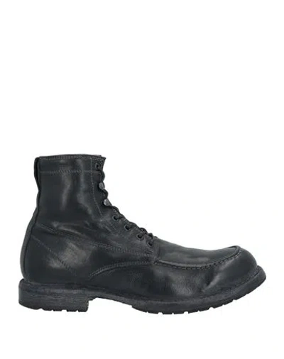 Moma Man Ankle Boots Black Size 9 Shearling In Black