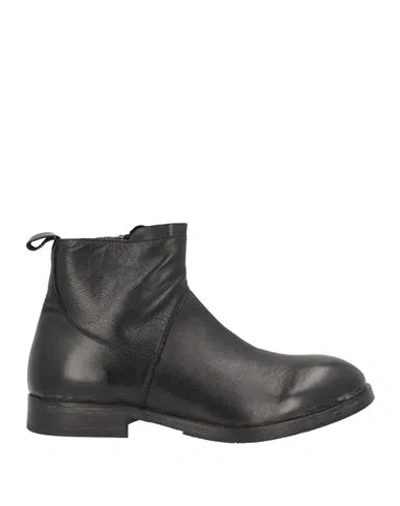 Moma Man Ankle Boots Black Size 14 Soft Leather