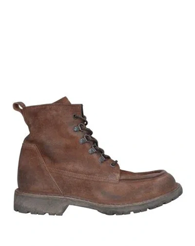 Moma Man Ankle Boots Brown Size 9 Leather