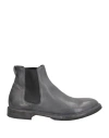 Moma Man Ankle Boots Charcoal Size 10 Leather