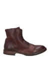 Moma Man Ankle Boots Cocoa Size 12 Leather In Brown