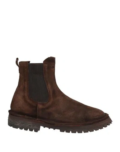 Moma Man Ankle Boots Dark Brown Size 7.5 Leather
