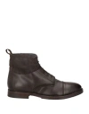 Moma Man Ankle Boots Dark Brown Size 8 Leather