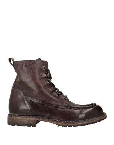 Moma Man Ankle Boots Dark Brown Size 9 Calfskin