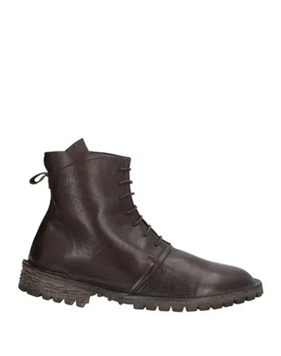 Moma Man Ankle Boots Dark Brown Size 9 Calfskin