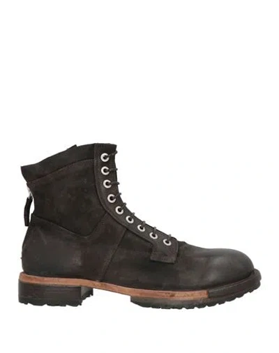 Moma Man Ankle Boots Dark Brown Size 9 Leather
