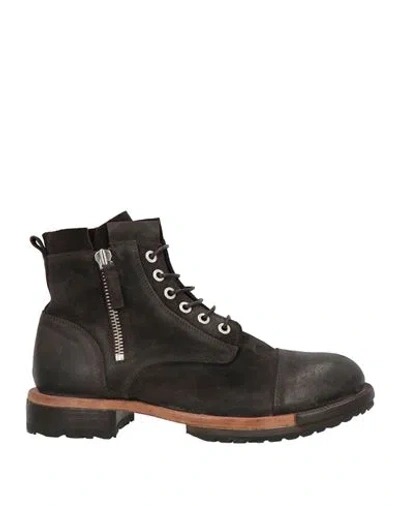 Moma Man Ankle Boots Dark Brown Size 9 Leather