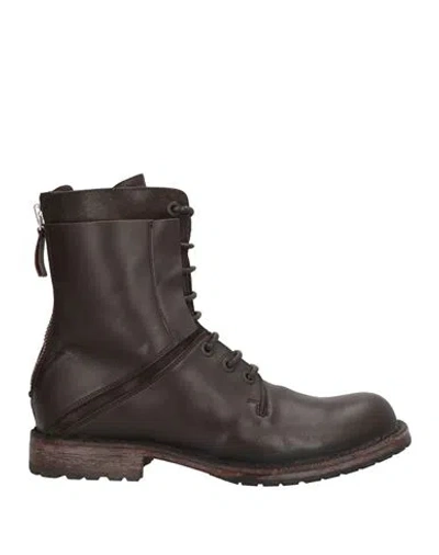 Moma Man Ankle Boots Dark Brown Size 9 Leather