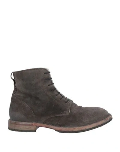 Moma Man Ankle Boots Dark Brown Size 9 Leather