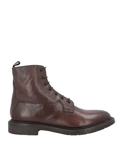 Moma Man Ankle Boots Dark Brown Size 9 Leather