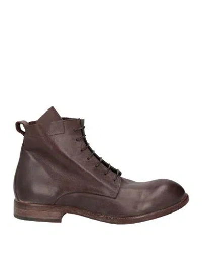 Moma Man Ankle Boots Dark Brown Size 9 Leather