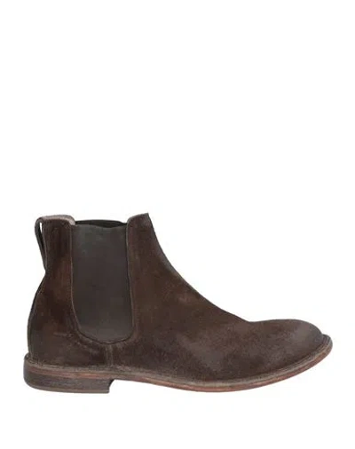 Moma Man Ankle Boots Dark Brown Size 9 Leather