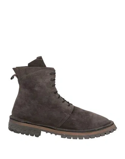 Moma Man Ankle Boots Grey Size 11 Leather
