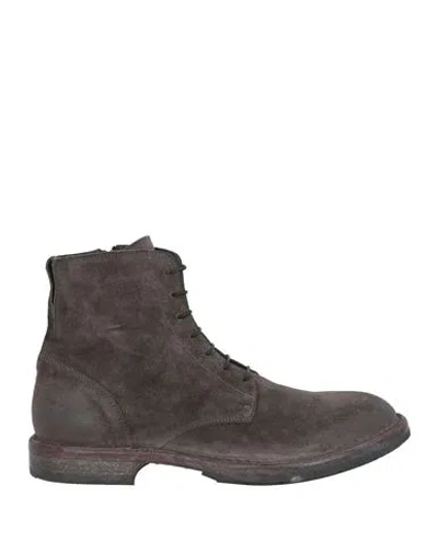 Moma Man Ankle Boots Steel Grey Size 7 Leather