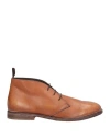 Moma Man Ankle Boots Tan Size 9 Calfskin In Brown