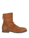 Moma Man Ankle Boots Tan Size 9 Leather In Brown