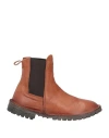 Moma Man Ankle Boots Tan Size 9 Leather In Brown