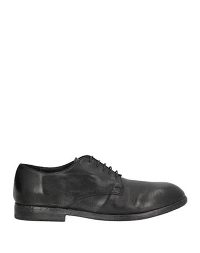 Moma Man Lace-up Shoes Black Size 7 Leather