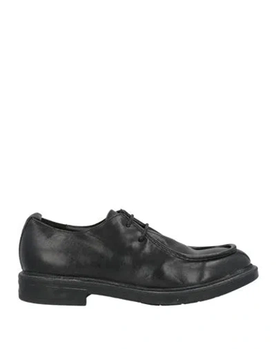 Moma Man Lace-up Shoes Black Size 8 Leather