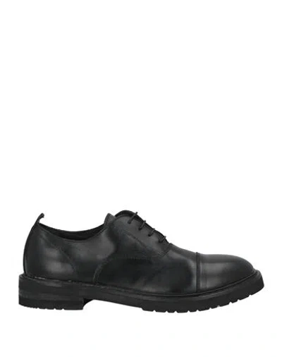 Moma Man Lace-up Shoes Black Size 9 Calfskin