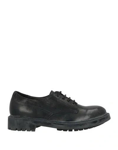 Moma Man Lace-up Shoes Black Size 9 Leather
