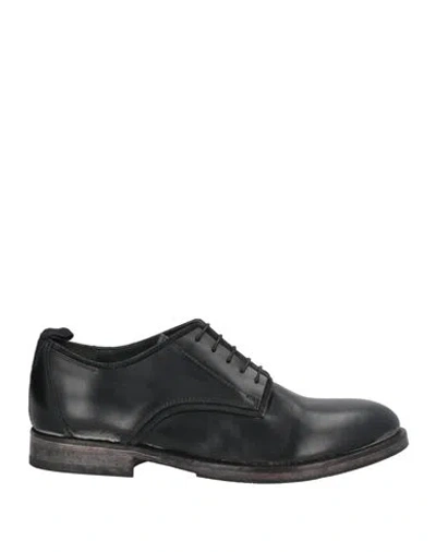 Moma Man Lace-up Shoes Black Size 9 Leather