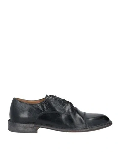Moma Man Lace-up Shoes Black Size 9 Leather