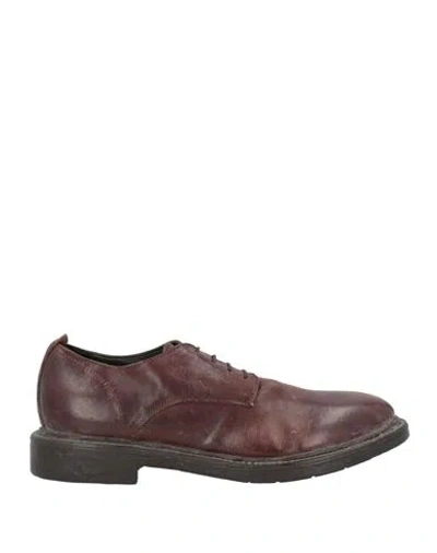 Moma Man Lace-up Shoes Chocolate Brown Size 9 Leather