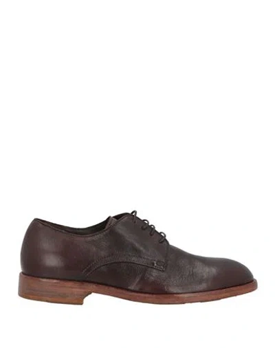 Moma Man Lace-up Shoes Dark Brown Size 8.5 Leather