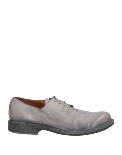 Moma Man Lace-up Shoes Grey Size 9 Calfskin