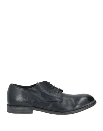 Moma Man Lace-up Shoes Midnight Blue Size 9 Leather
